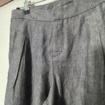 Theory NEW  Linen Dalisha Red Bay Speckled Blue Pant Deadstock Sz 6 Timeless Twee Photo 8