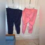 Ralph Lauren Set 2 navy blue/pink chino pants 18W Photo 7