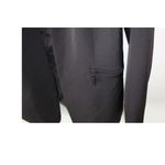 Vince Camuto  Black Zipper‎ Embellished Open Front Blazer Womens SZ 8 Photo 3