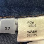 Reformation Women's Blue Destin Wash Stretch Mid Rise Skinny Denim Jeans Size 27 Photo 4