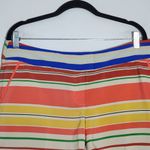 Outback Red  Multi-Color Stripe Shorts Size 12 Colorful Striped Shorts Photo 2