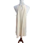 Lila Clothing Vintage A Line High Neck Dress Pale Gold Shimmer Large Photo 1