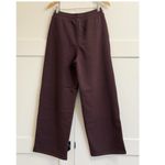 Everlane  Luxe Fleece Wide-Leg Sweatpant in Dark Chocolate, Size Small Photo 9