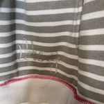 BKE  Gray White Striped Lounge Jacket Robe Sz Medium Photo 6