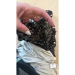 David Meister  Black Sequin Sleeveless Dress Size 6 2456 Photo 9