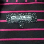 Cheryl Nash Windridge Womens Tailored Blazer Suit Jacket Striped Black Pink Med Photo 9