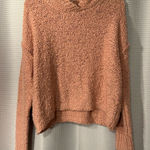 American Eagle NWT  Rose Pink,Knit, Hooded, Sweater, Size Small Photo 0