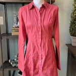 Free People  Thea Mini Shirt Dress Pink Cinnamon Womens XS Photo 7