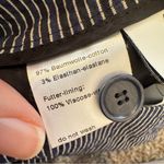 Akris Punto  Blue Striped Ankle Straight Leg Trouser Dress Pants Womens 8 Preppy Photo 5