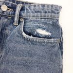 All Saints Kim Raw Hem Distressed Denim Jean Mini Skirt Photo 9