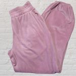 Anthropologie Women's Pink Velvet Jogger Sweatpants Size XS Photo 0