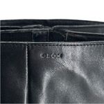 Geox  Fecility Leather Boots Women Size US 8 EU 39 Black Side Zip Block Heel‎ Photo 12