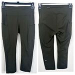 Lululemon  Size 4 Speed Up Crop 21" Leggings Olive Green W6AL7S Photo 1