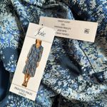 Joie  Parisian Paisley Long Sleeve Tiered Midi Maxi Dress Blue Floral NWT XXL Photo 14