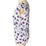 COLOUR IT Ladies Black White & Red Polka Dots Long Fitted Waist Blouse ~ Size S Photo 3
