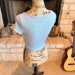 SheIn  Heather Gray Ruched Crop Top Photo 4