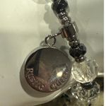 Rustic Cuff Christian Faith Stretch Bracelet Silver & Clear Beads Charm Logo Photo 8