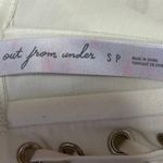 Urban Outfitters  White Strapless Lace Up Back Bustier Corset Crop Tube Top Sz S Photo 2