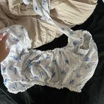 Skylar + Madison  Floral Wrap Top Photo 4