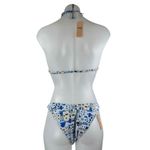 NEW Jimmi Blue Santorini Graphic Print Halter Cover Up Two Piece Bikini Set Sz M Size M Photo 1