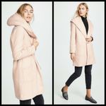 BB Dakota ๐๐ Soft Beige Hooded Wrap Coat Jacket Photo 2