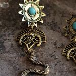 Free People New! Artisan Goddess Snake Earrings Photo 10