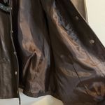 Cripple Creek Leather Suede Snap Down Western Style Shirt Black Size XL Photo 4