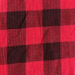 Faded Glory Women’s Red and Black Flannel Long Sleeve Lightweight Shirt Size L Photo 2