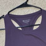 Athleta Cinched Side Racerback Dark Purple Tank Top Photo 2