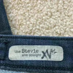 AG Adriano Goldschmied ripped black the Stevie slim straight jeans in size 25 Photo 6