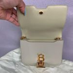 Burberry Sage Green Leather TB Belted Small Square Bag Gold Hardware Designer Photo 7