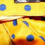 ChicMe Orange Blue Ruffle Polka Dot Maxi Dress L Photo 6