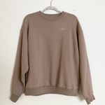 Alo Yoga  Accolade Crew Neck Pullover Gravel M Photo 2