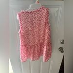 Staccato  Tank Top Leopard Print Size Small With Ruffle Photo 3