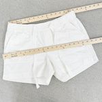 Loft Ann Taylor Cotton Canvas Chino Shorts White Size 4 Photo 6