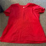 WonderWink Red scrub top Photo 0