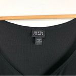 Eileen Fisher  Black Button Front Maxi Dress Photo 2