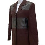 Vintage Focus 2000 Wool Jacket Brown Size 10 Photo 1