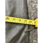 Margaret Godfrey Women’s Size 8 Black Leather Casual Flutter Skirt City Rocker Photo 6