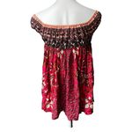 Free People NWT Bali Mariposa Babydoll Dress In Strawberry Combo, Sz XS Photo 5