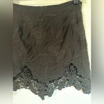 Kendall + Kylie Black Floral Embroidery Mini Skirt Size S Photo 5