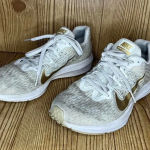 Nike  zoom winflo 5 in white
Women’s size 8
Needs a cleaning Photo 0