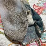 Chico's Chico’s women’s size 2 (12) blouse 3/4 sleeve roll tab earthtone paisley print Photo 10