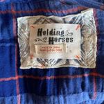 Anthropologie Holding Horses  Plaid Tunic Top Photo 4