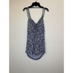 Free People Hula Tank Top Floral Blue Size Large Photo 4