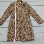Kendall + Kylie Faux Fur Single Button Long Trench Coat Size Small Photo 12