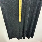 Ronni Nicole Black Maxi Dress Womens 10 Y2K Glam Goth Sparkle Party 90s Retro Photo 4