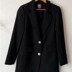 Vince Camuto NWT  Garden Romance Black Blazer Photo 0