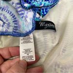 Maxine of Hollywood Vintage Retro ‎ Blue Paisley Dot One Piece Ruched Swimsuit 16 Photo 4