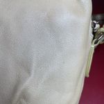 Margot New York Soft Pebbled Leather Small Crossbody Bag Mustard Yellow Photo 9